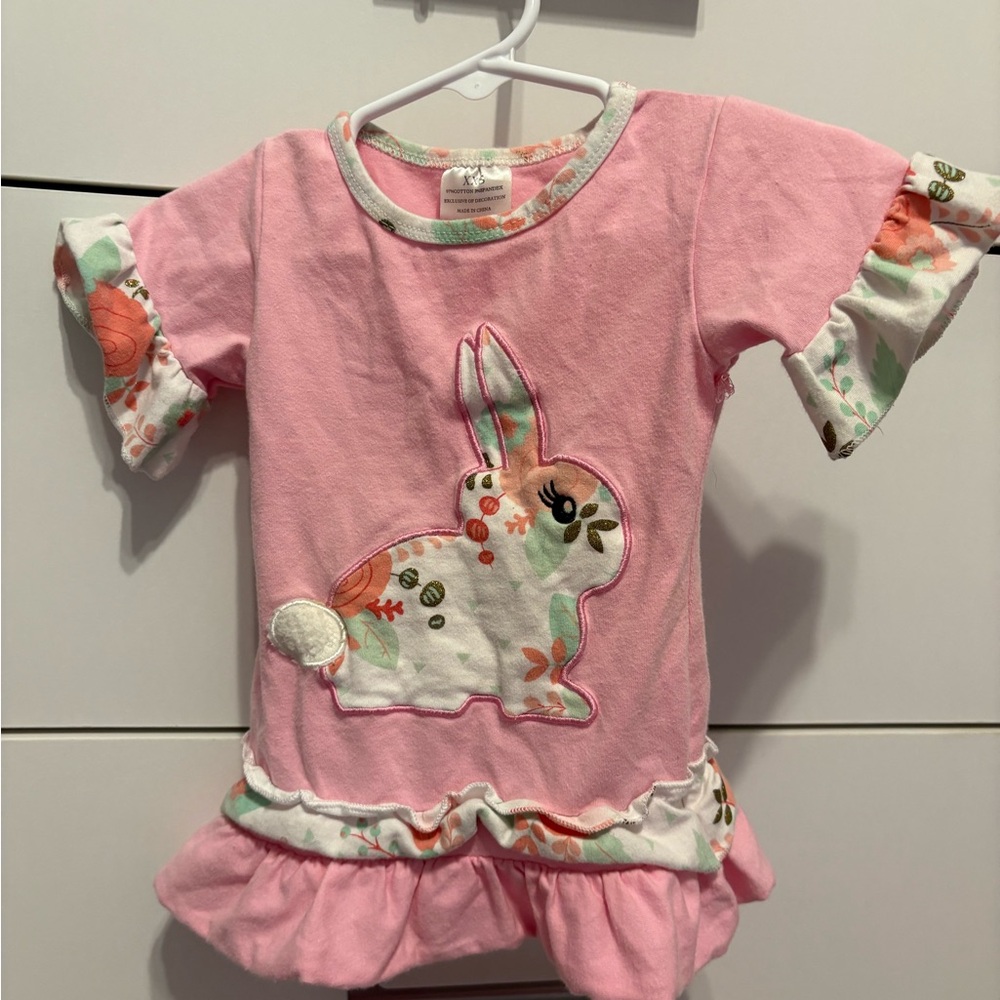 Pink Bunny Dress for Kids